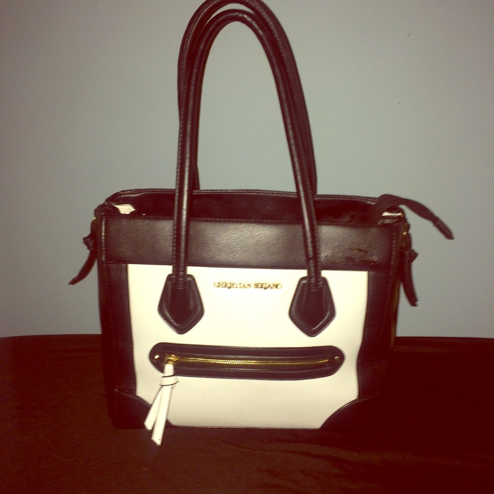 BLACK & WHITE CHRISTIAN SIRIANO BAG