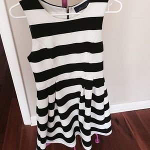 Prison Striped Spring Dress