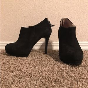Nine West Black Suede Booties