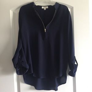 •Navy Blue Blouse•