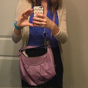 Purple Coach Purse