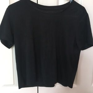 Me To We Pacsun Faux Suede Black Top🖤