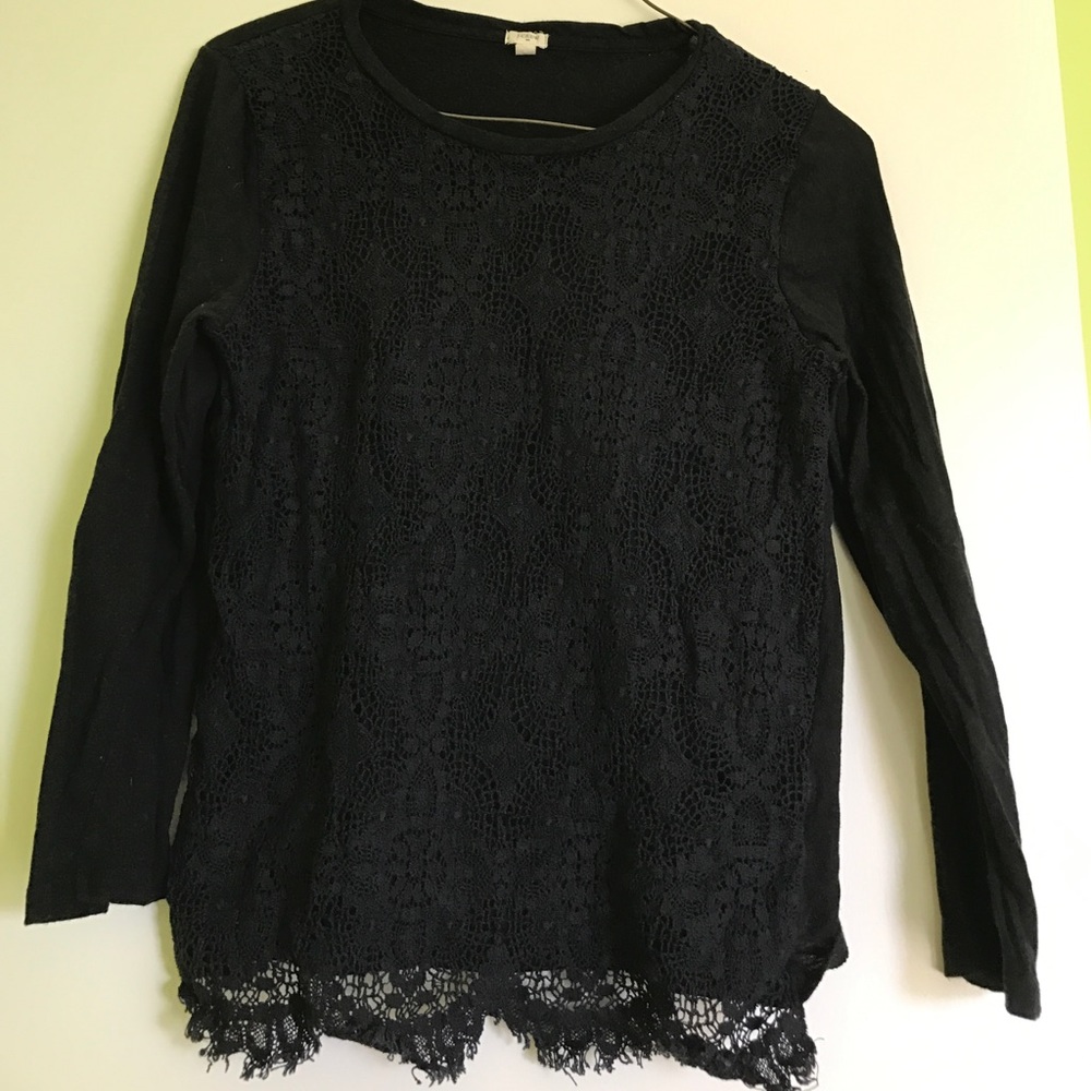 Black J. crew shirt