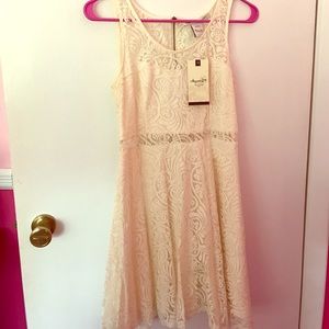 Cream lace dress