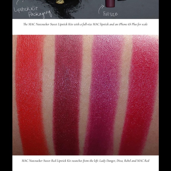 <SOLD> NWT MAC Red Nutcracker Sweet Lipstick Kit - Picture 6 of 6