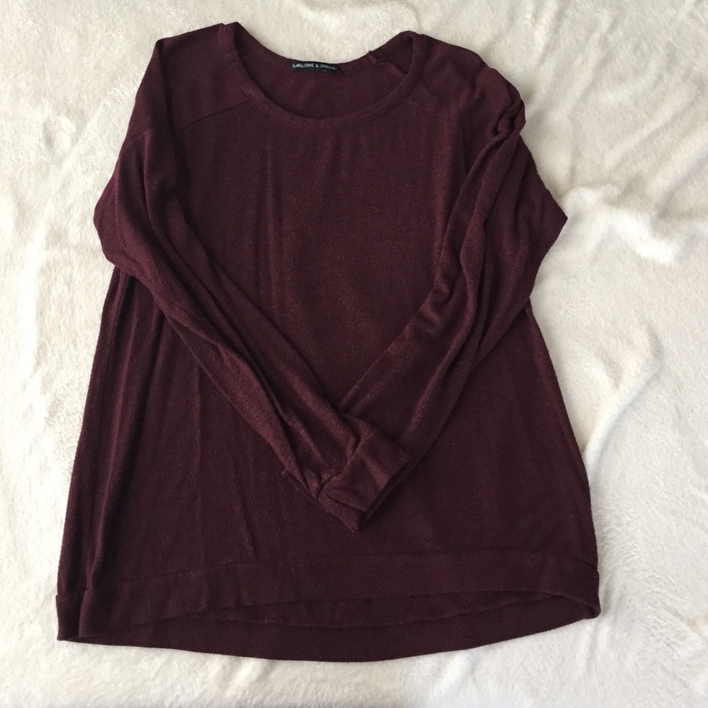 Maroon lightweight sweater