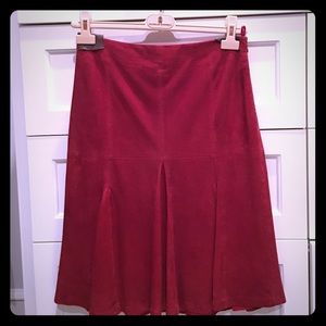 Vintage Valentino suede skirt