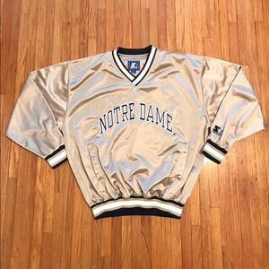 Notre Dame Gold Silky Starter Pullover