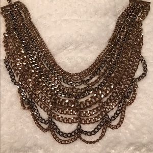 Rose Gold BaubleBar Courtney Bib