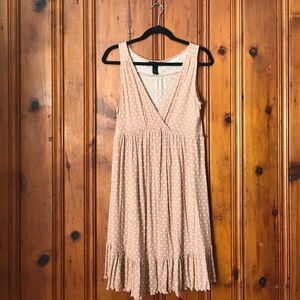 H&M polka dot midi dress