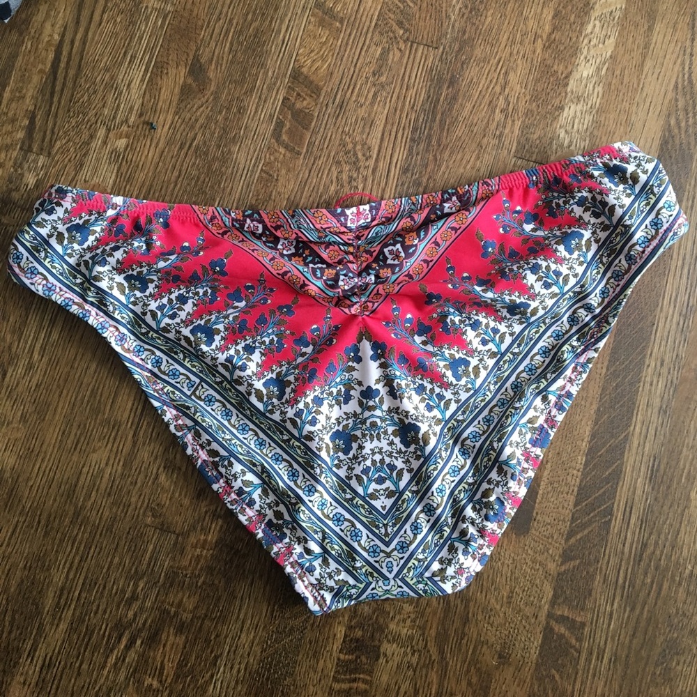 NWT LUCKY BRAND REVERSIBLE BATHING SUIT BOTTOMS
