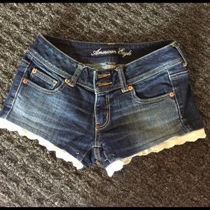 American Eagle Jean Shorts with Lace