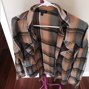 Burnt Orange Flannel
