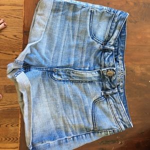 Denim shorts