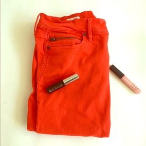 GAP RED LEGGING JEANS