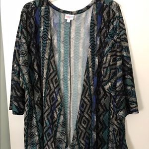 LulaRoe Lindsay Cardigan in Large