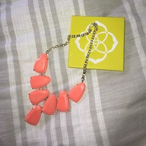 Coral Kendra Scott Harlow Statement Necklace
