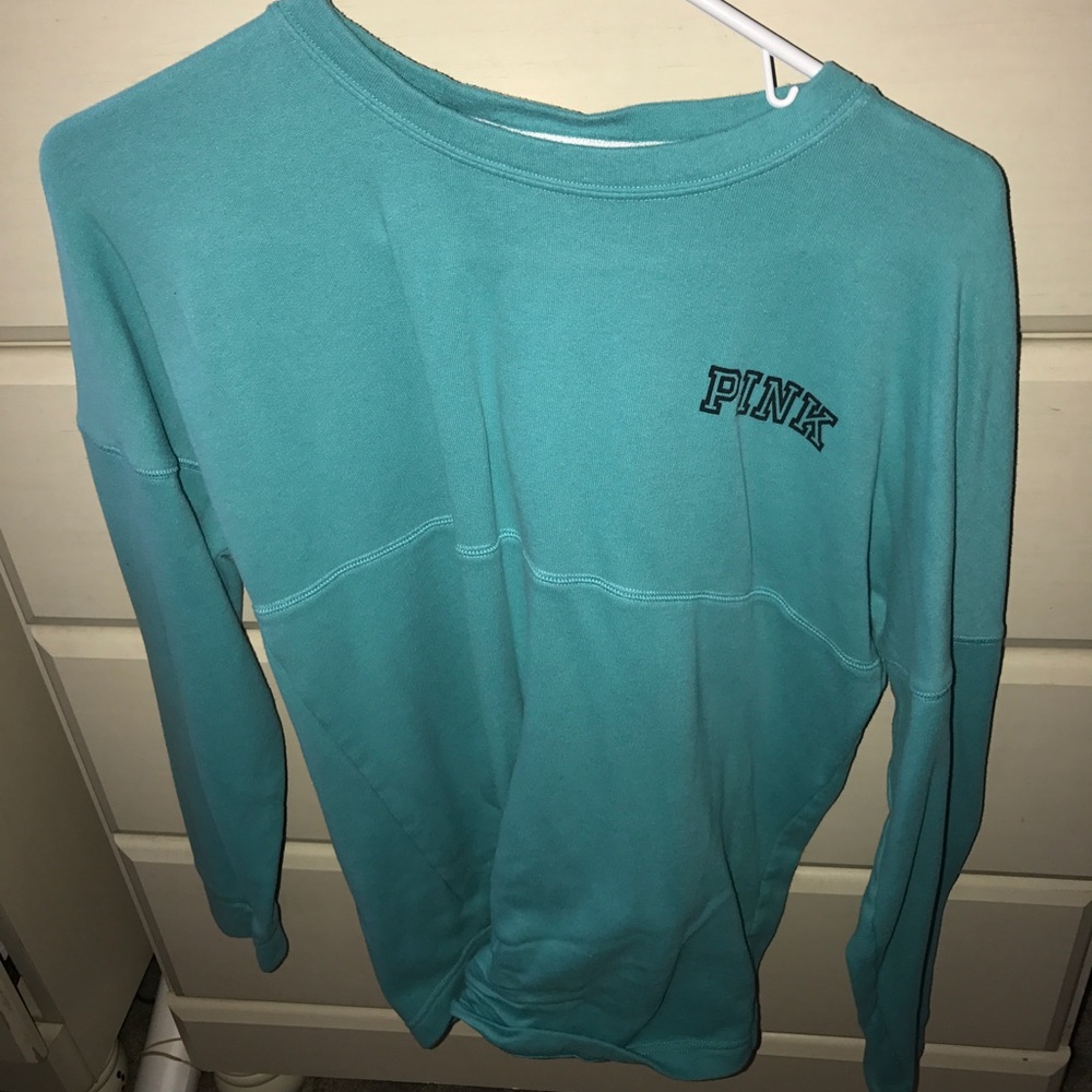 VS Pink light blue sweater size XS