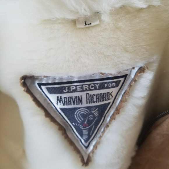 Leather/Suede Jacket w faux fur super soft lining - Picture 4 of 5