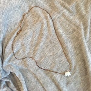 Opal and gold Ivory Ella necklace