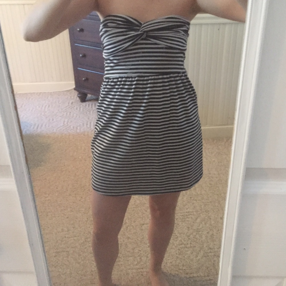 Summer strapless dress!