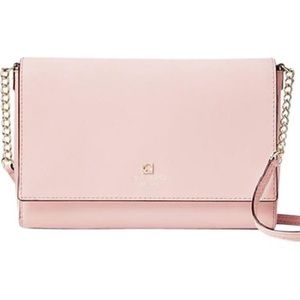 Charlotte Street Alek Pink Blush Cross Body Bag