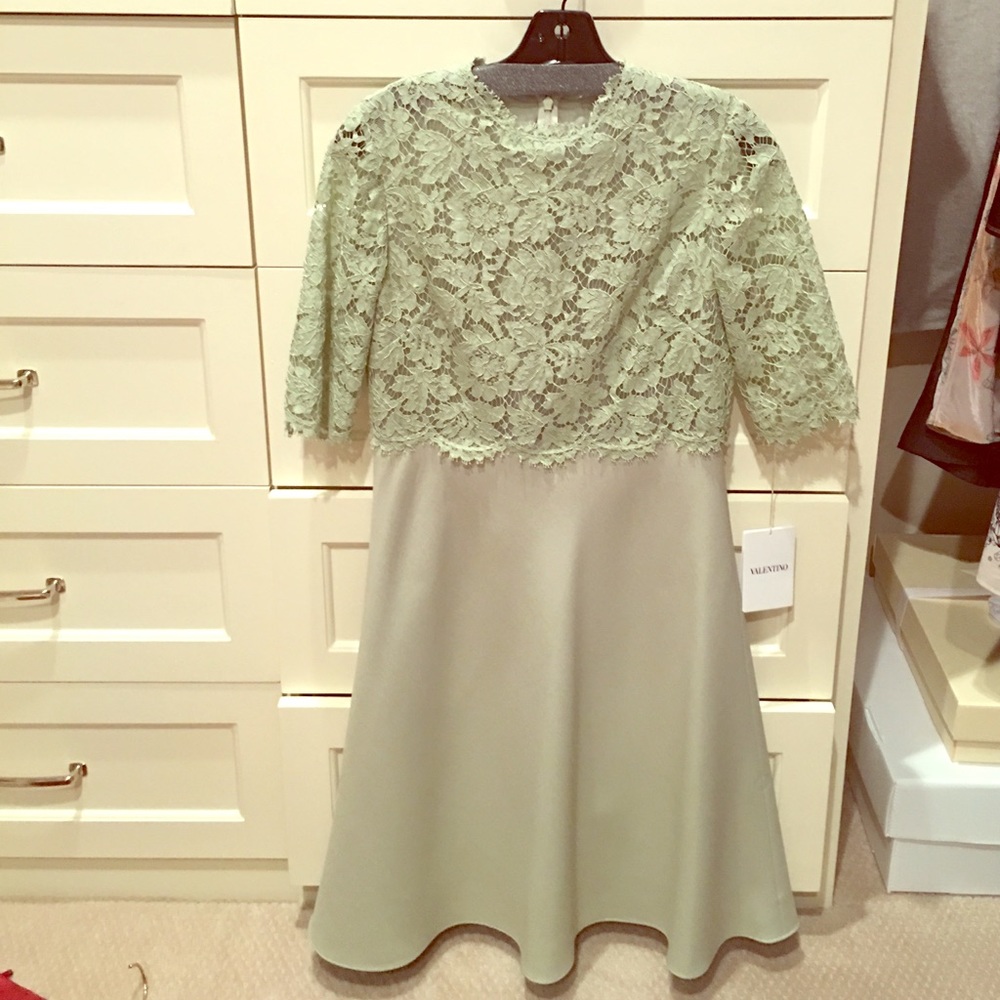 Valentino lace top dress NWT