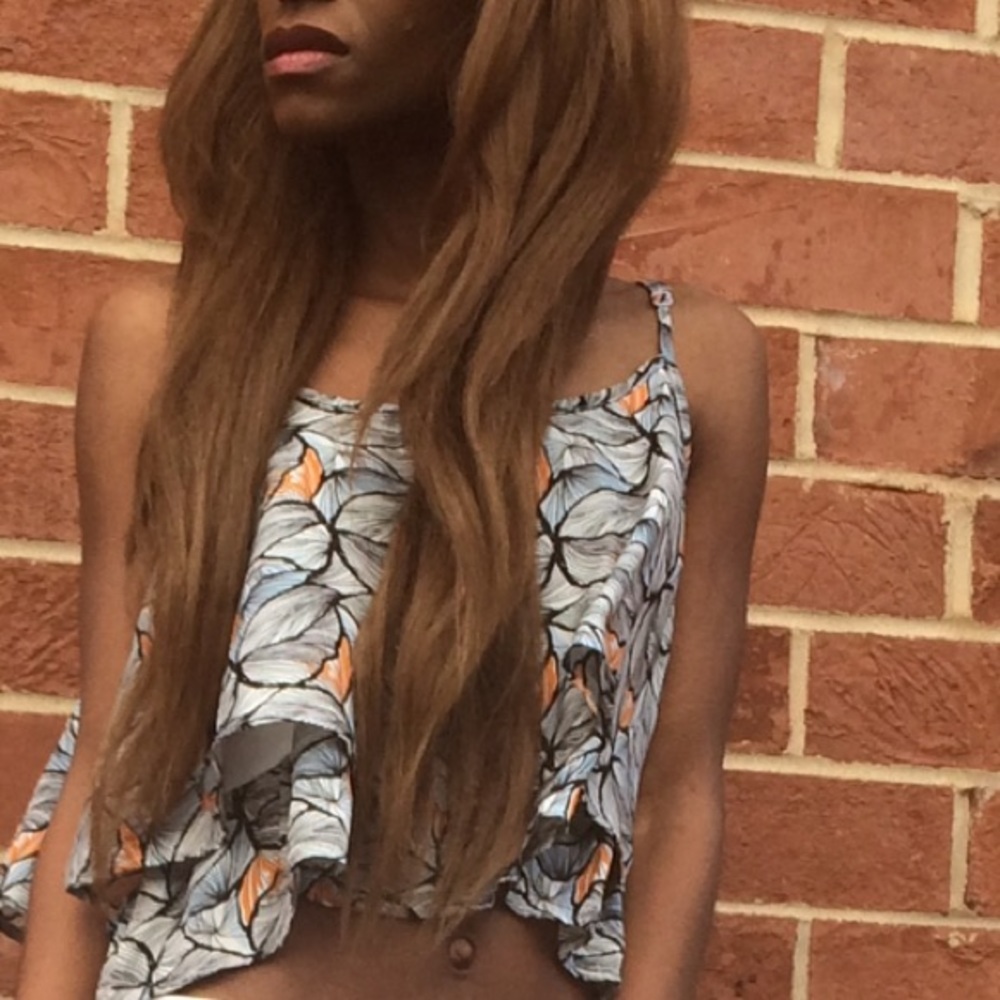 Free Press Ruffle Crop Top