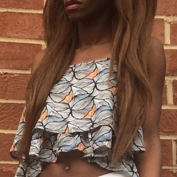 Free Press Ruffle Crop Top - Picture 2 of 2