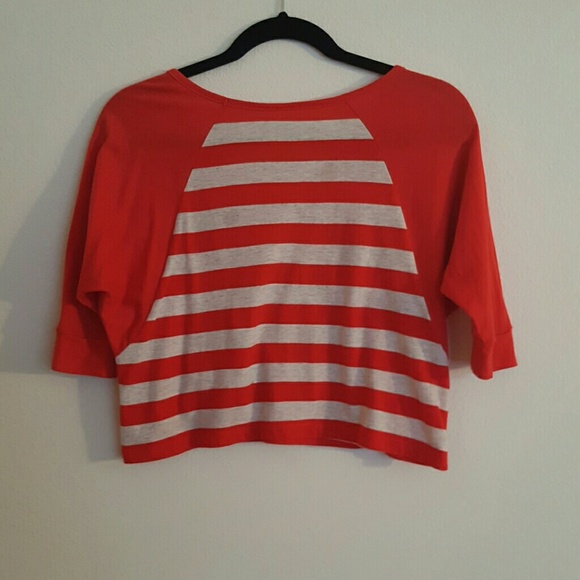 🔴 2 for $10 Justice Red Crop Top Glittering Panda - Picture 2 of 3