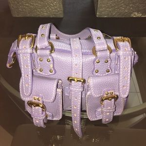 Two Lips Lavender Mini Tote Purse