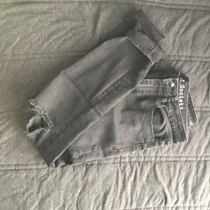 Articles of Society Black Ripped Jeans