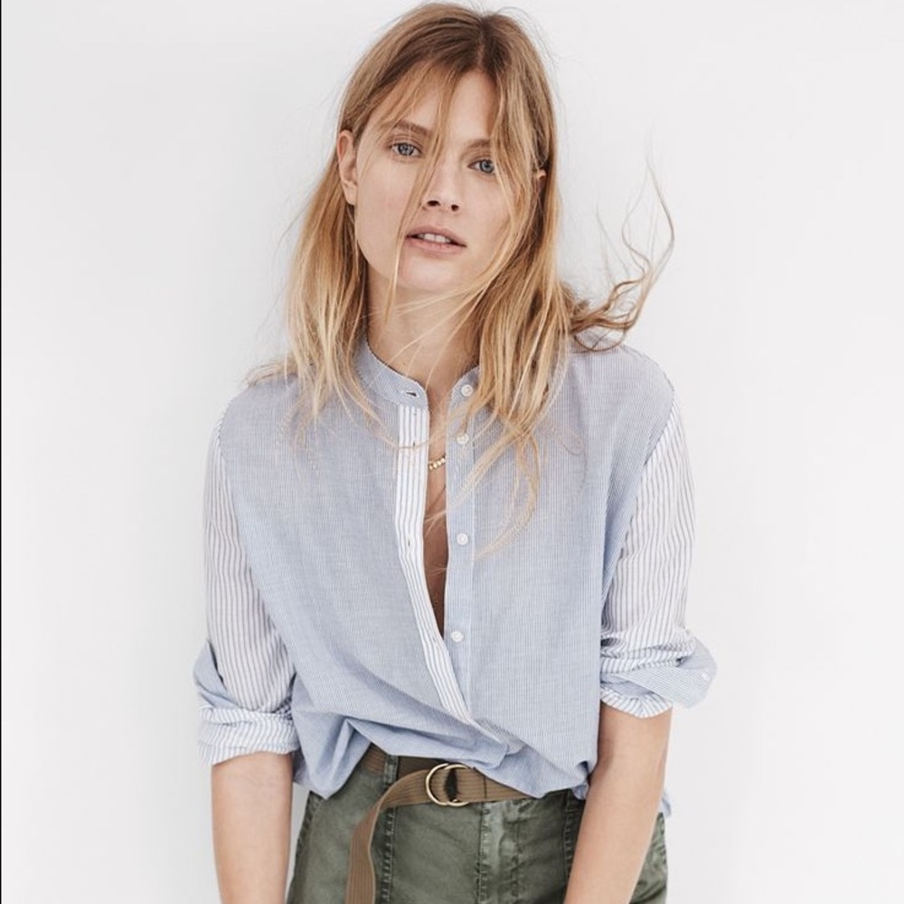 Madewell • Striped tunic shirt