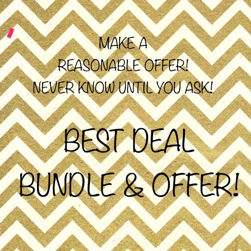 Reasonable Offers and bundle savings!