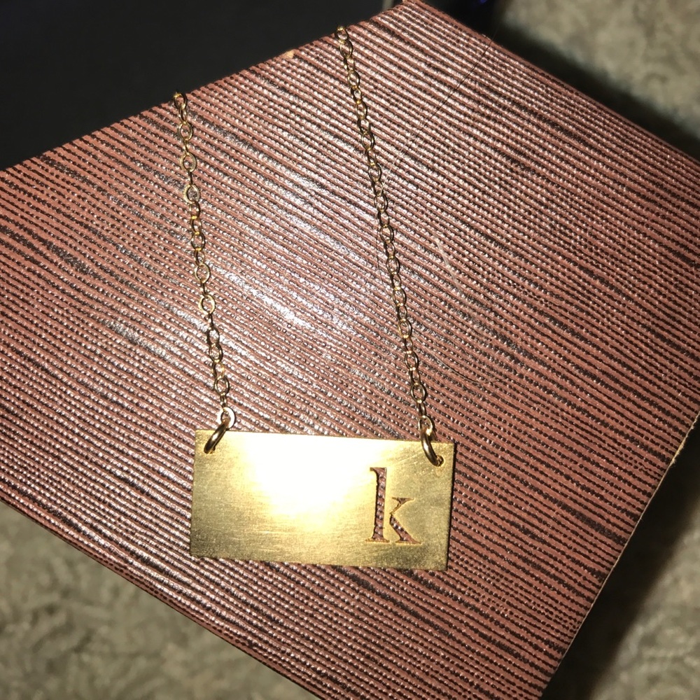 Brand New "K" necklace