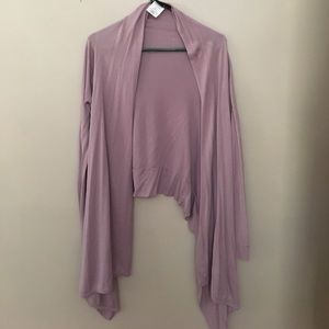 BCBG lavender cardigan