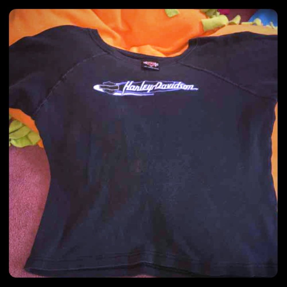 Harley Davidson Crop Tshirt