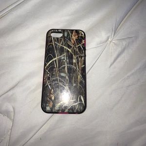 Pink & camo iPhone 5 case