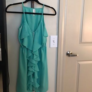 Full exposed zip dress