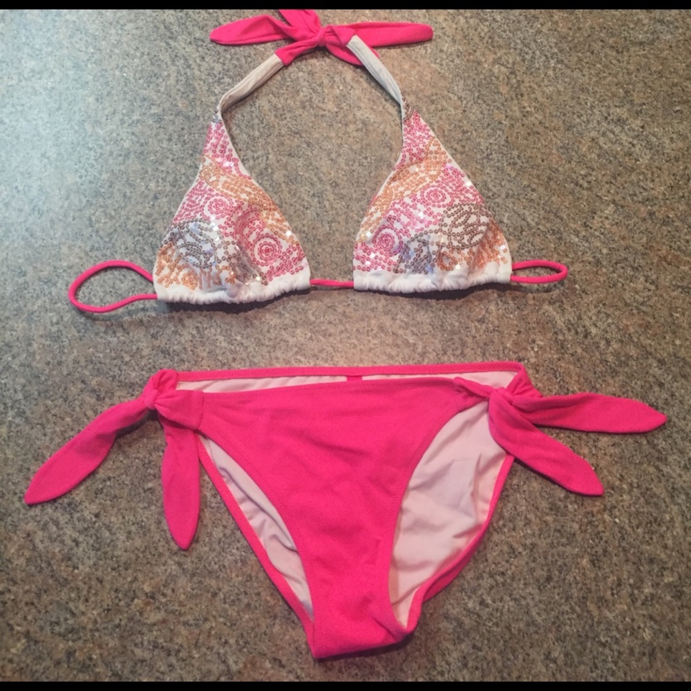 Victoria's Secret Hot Pink Swim