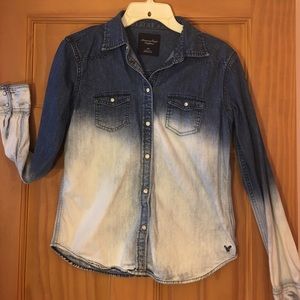 American Eagle Jean Shirt