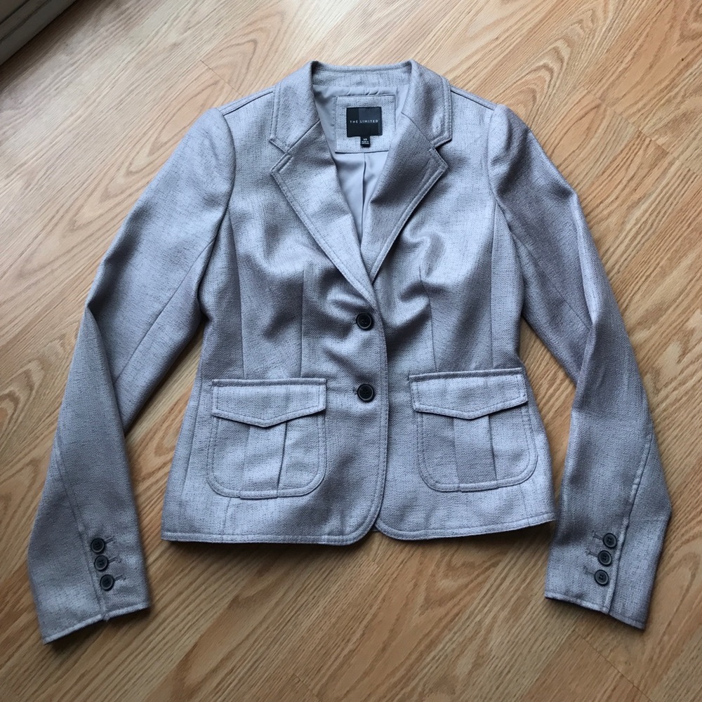 NWOT The Limited Gray Blazer size XS