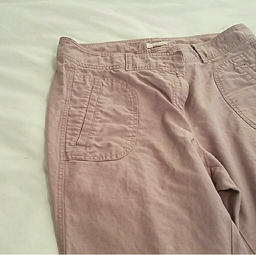 Linen/ cotton blend pants