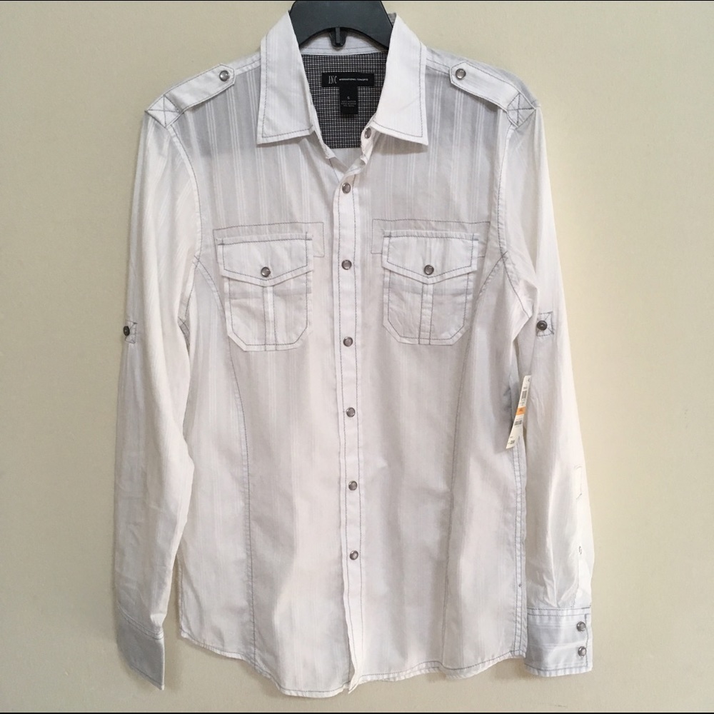 NWT INC INTERNATIONAL CONCEPTS Men'S Button Down