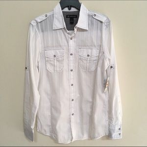 NWT INC INTERNATIONAL CONCEPTS Men'S Button Down