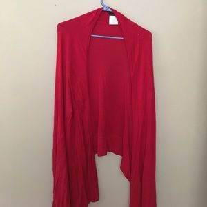 Red BCBG cardigan