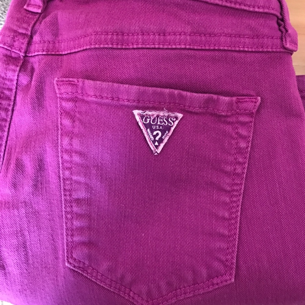 NWOT guess magenta jean