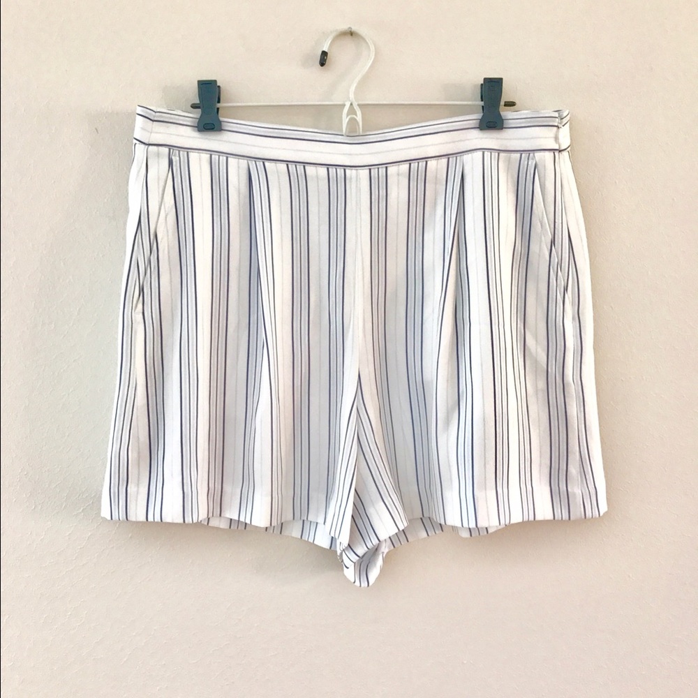 ANN TAYLOR Dressy Pinstriped Shorts