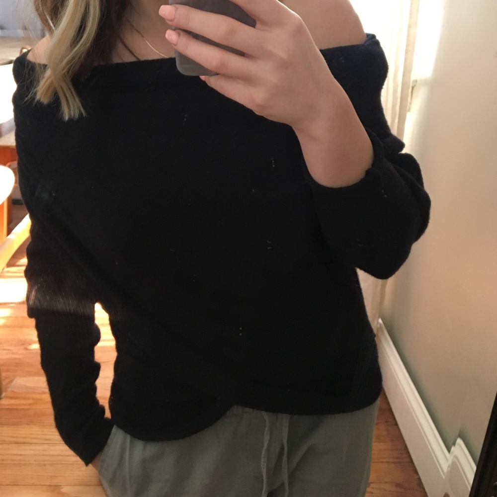 Free People Off The Shoulder Sweater