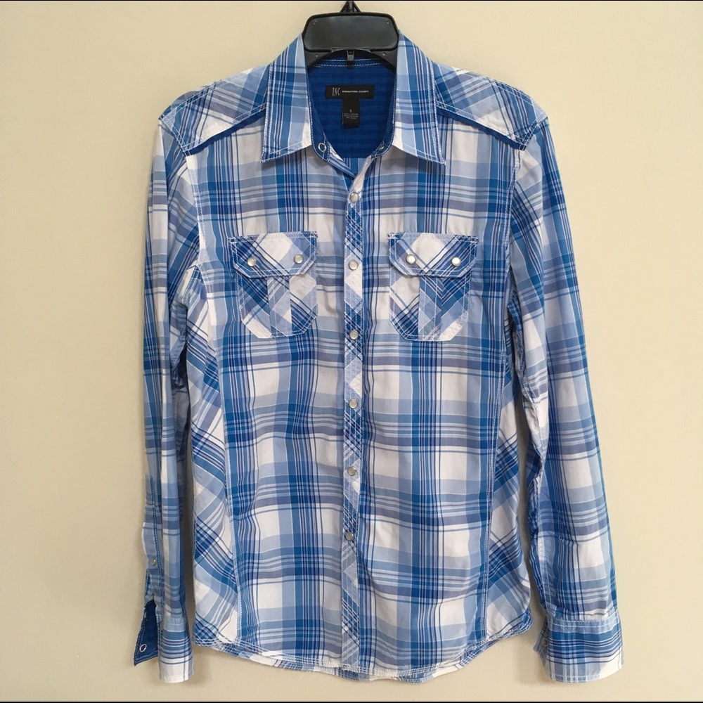 INC International Concept Men's Button Down Shirt